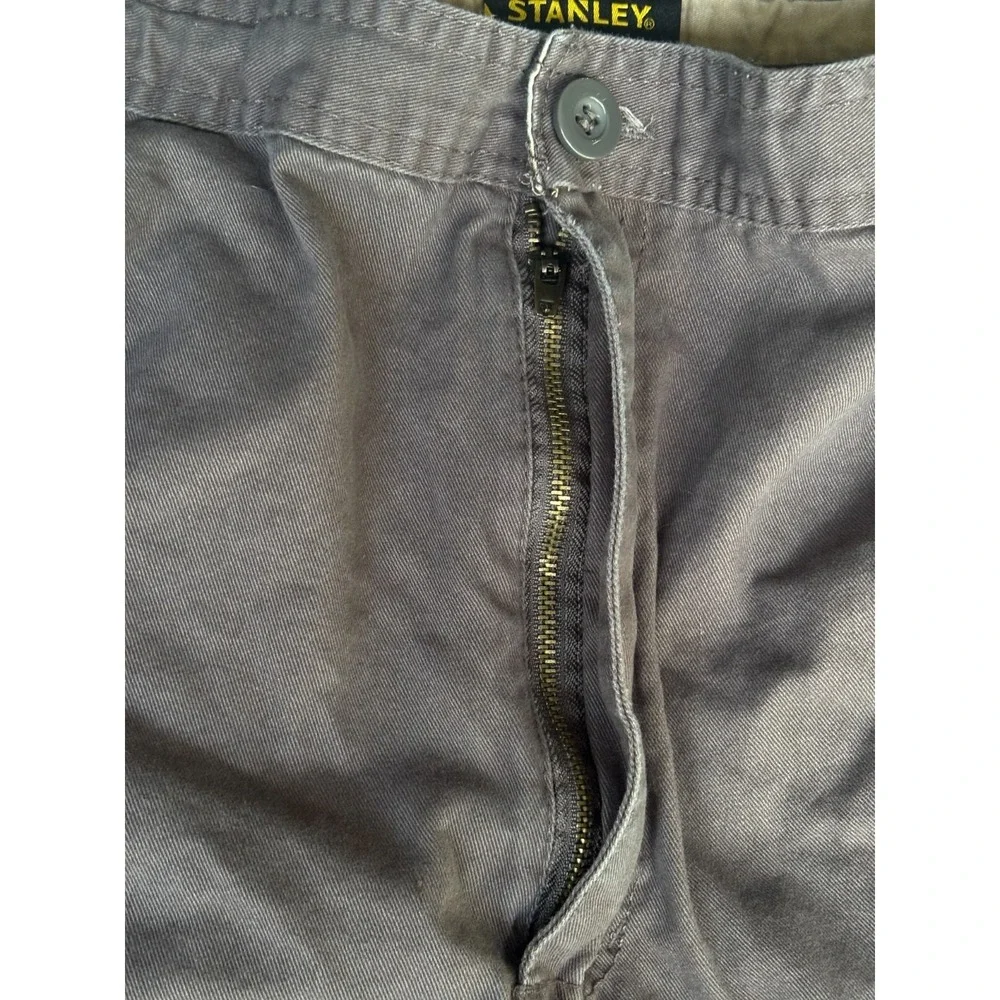 Stanley Cargo Shorts Men's Size 36 Gary 100% Cotton Zip Fly Outdoor Pockets